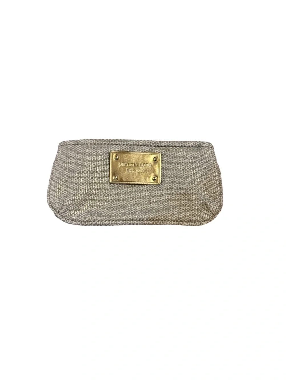 Michael Kors Metallic Gold pouch